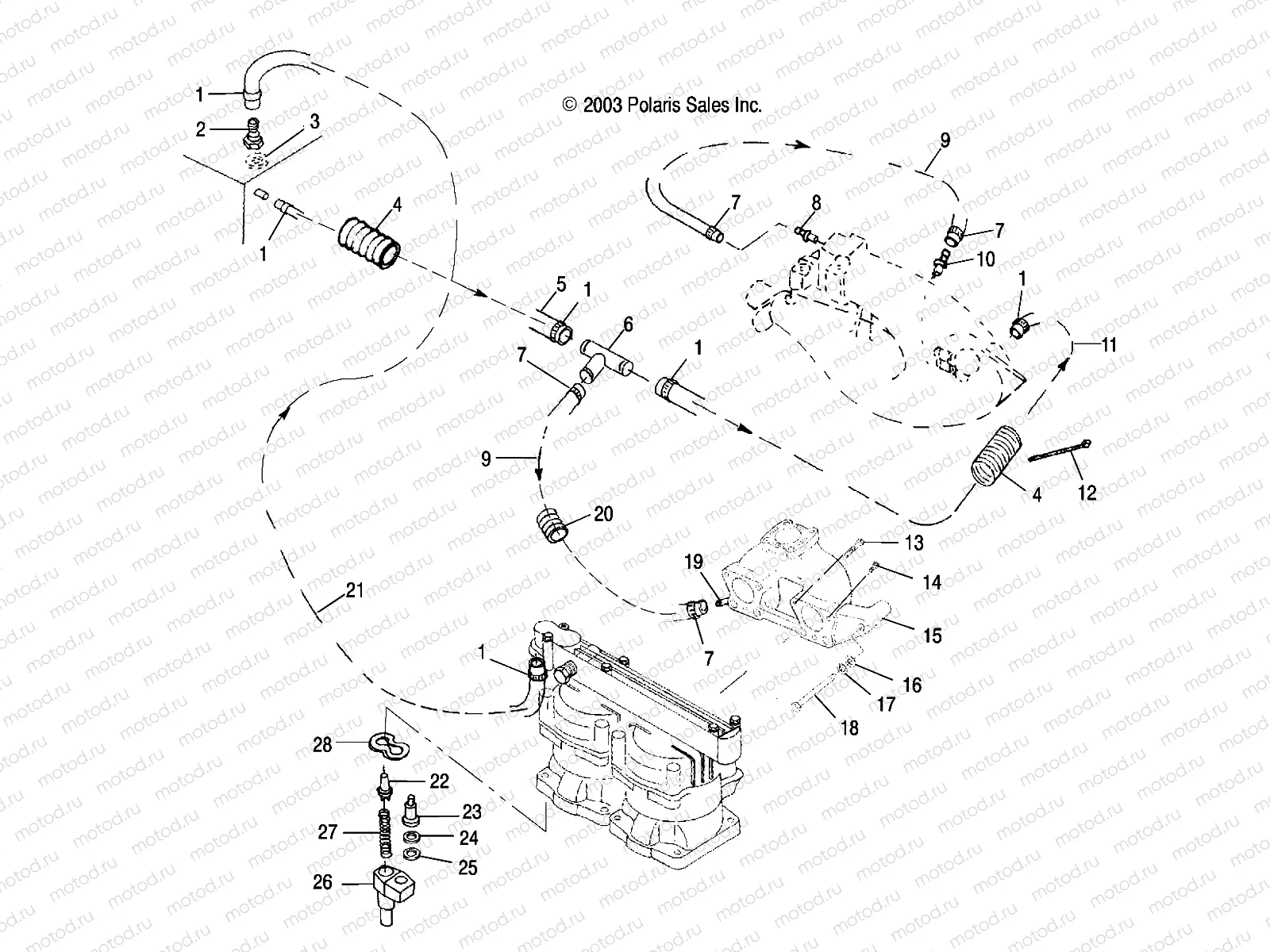 COOLING SYSTEM - W045297DA/IA/IB (4990519051B06) | COOLING SYSTEM - W045297DA/IA/IB (4990519051B06)