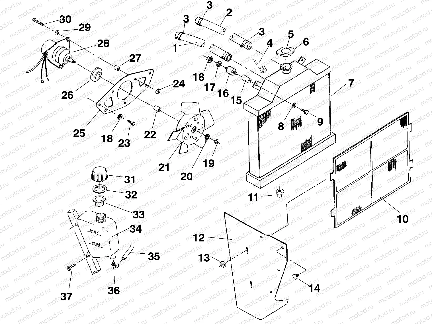 COOLING SYSTEM - W958144 (4926862686a010) | COOLING SYSTEM - W958144 (4926862686a010)