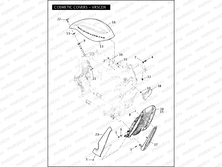 COSMETIC COVERS - VRSCDX