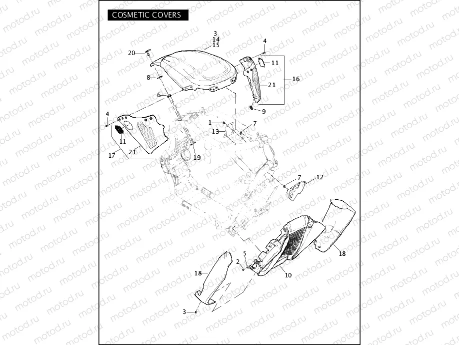 COSMETIC COVERS - VRSCF
