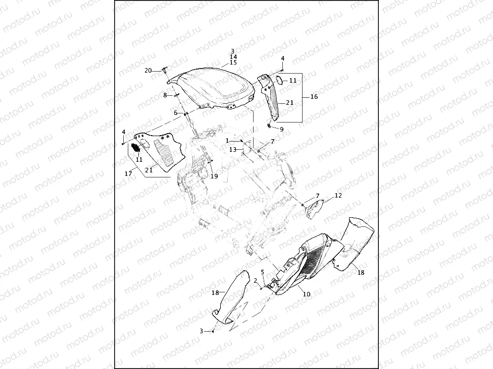 COSMETIC COVERS - VRSCF