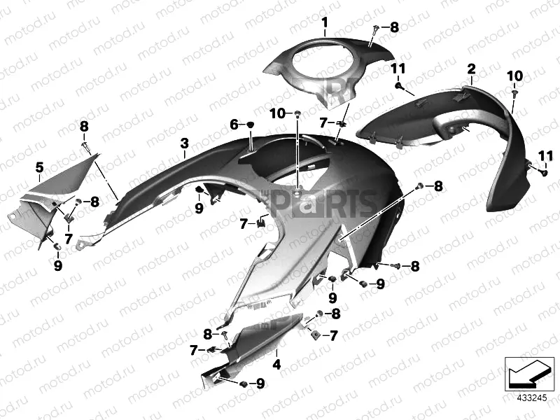 COVER FOR FUEL TANK