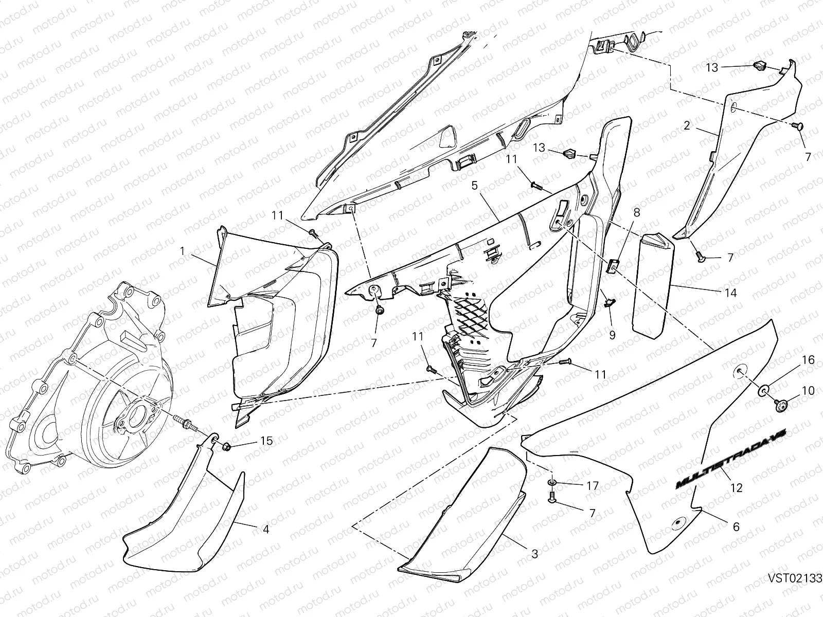 COVER , FRAME LH [MOD:MSV4]