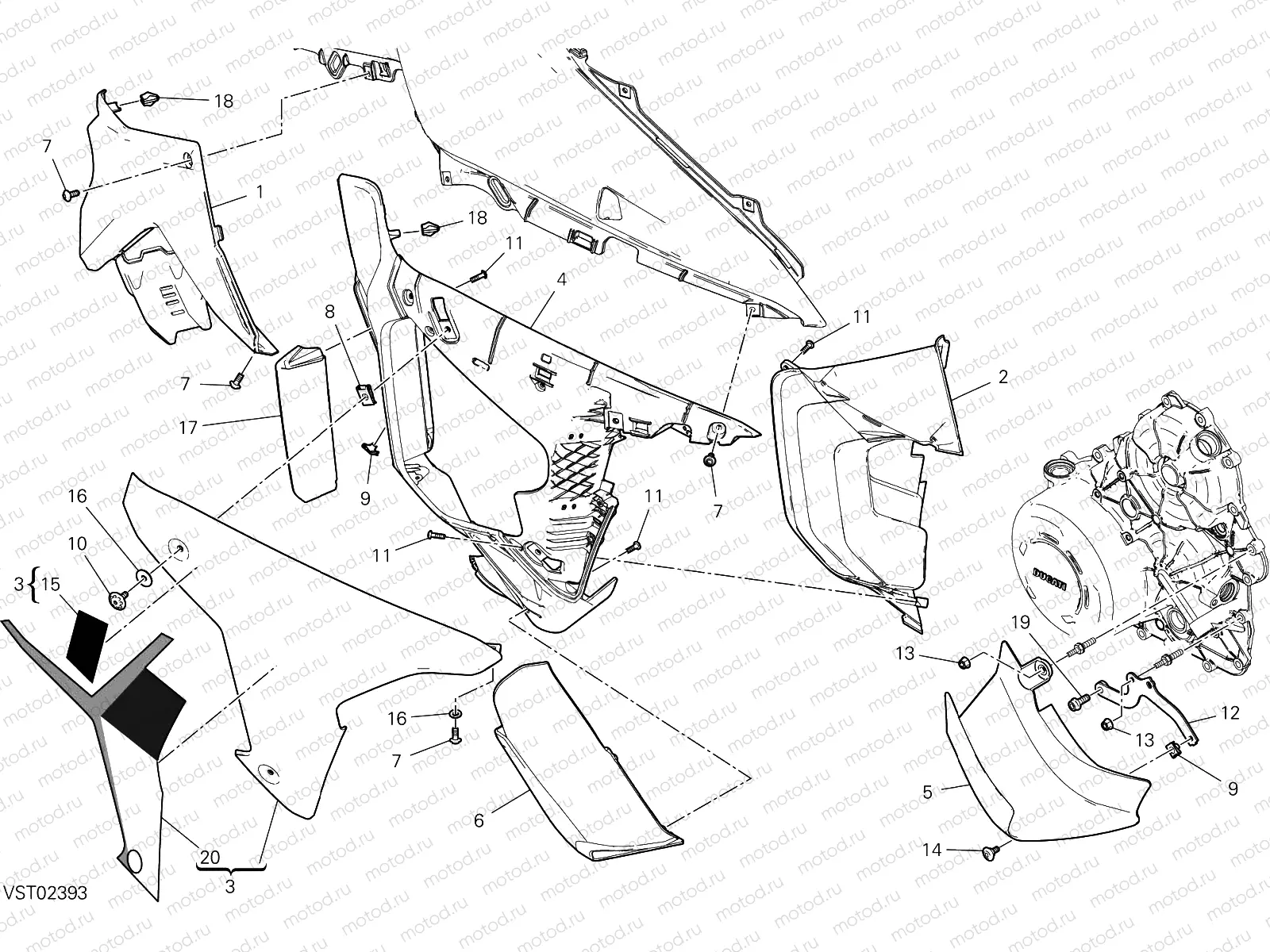 COVER , FRAME RH
