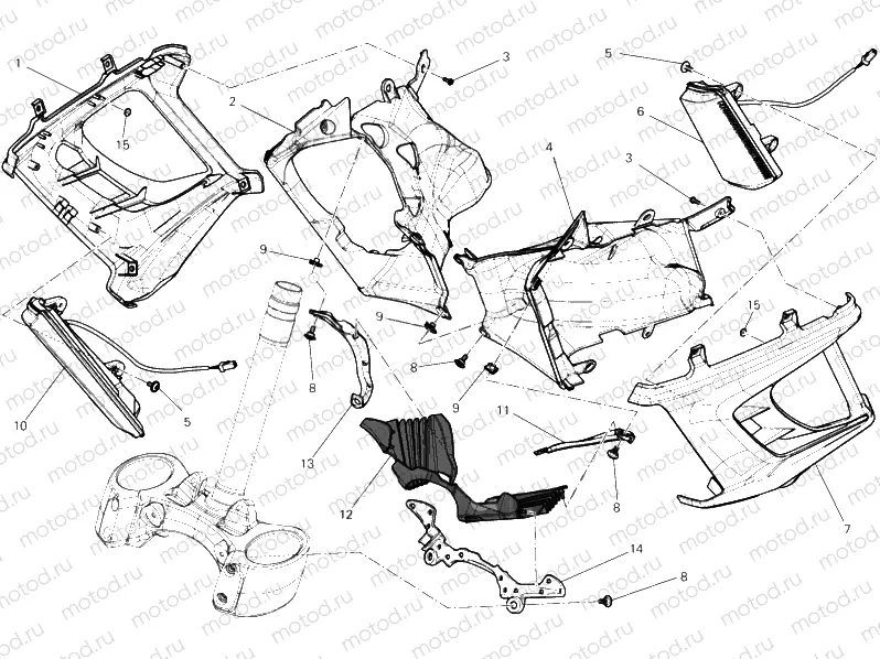 COVER, RADIATOR » COOLING SYSTEM