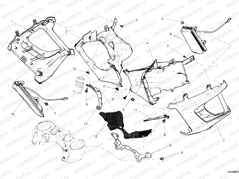 COVER, RADIATOR » COOLING SYSTEM