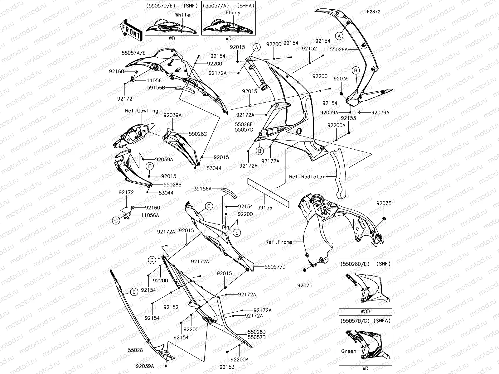 Cowling Lowers(SHF/SHFA)