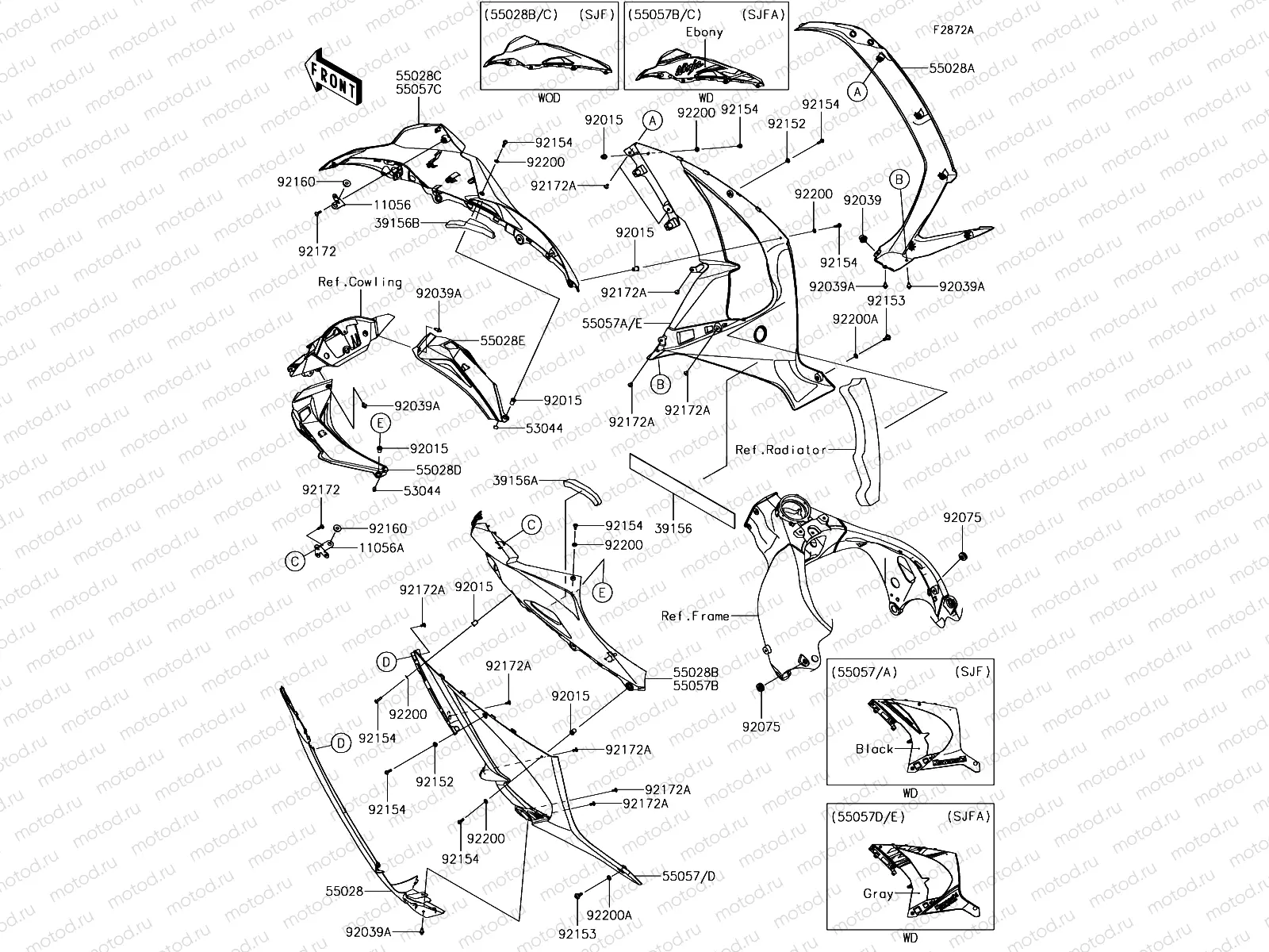 Cowling Lowers(SJF/SJFA)
