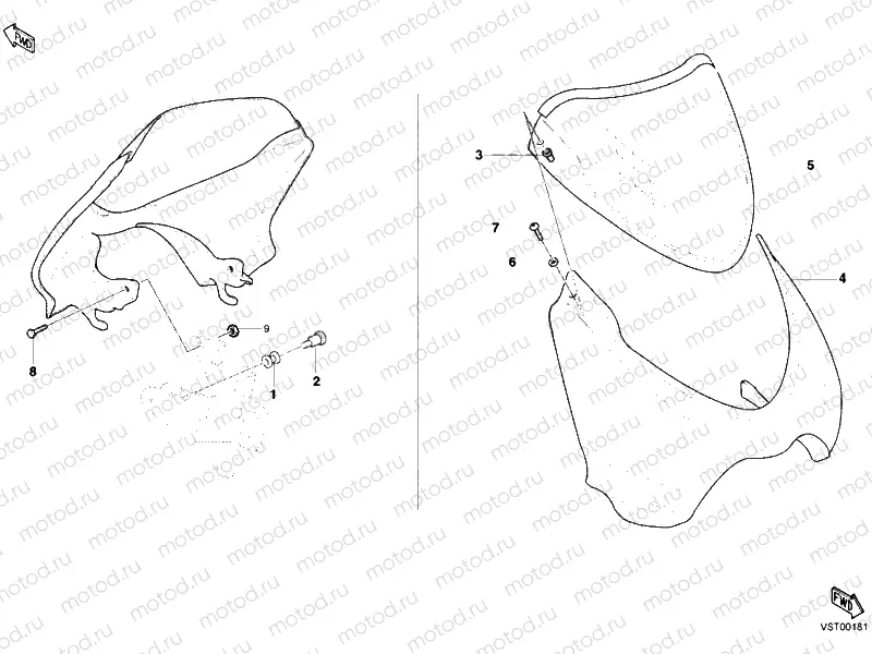COWLING M620S » PLASTICS