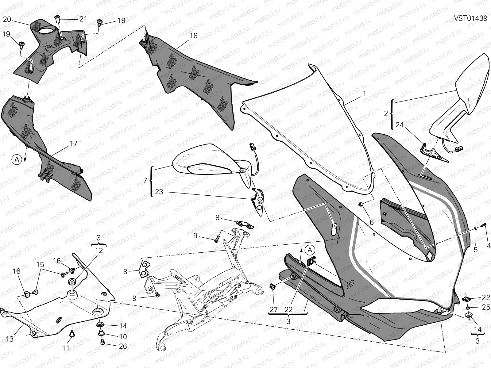 COWLING [MOD:1199 R;XST:AUS,EUR,FRA,JAP,TWN]