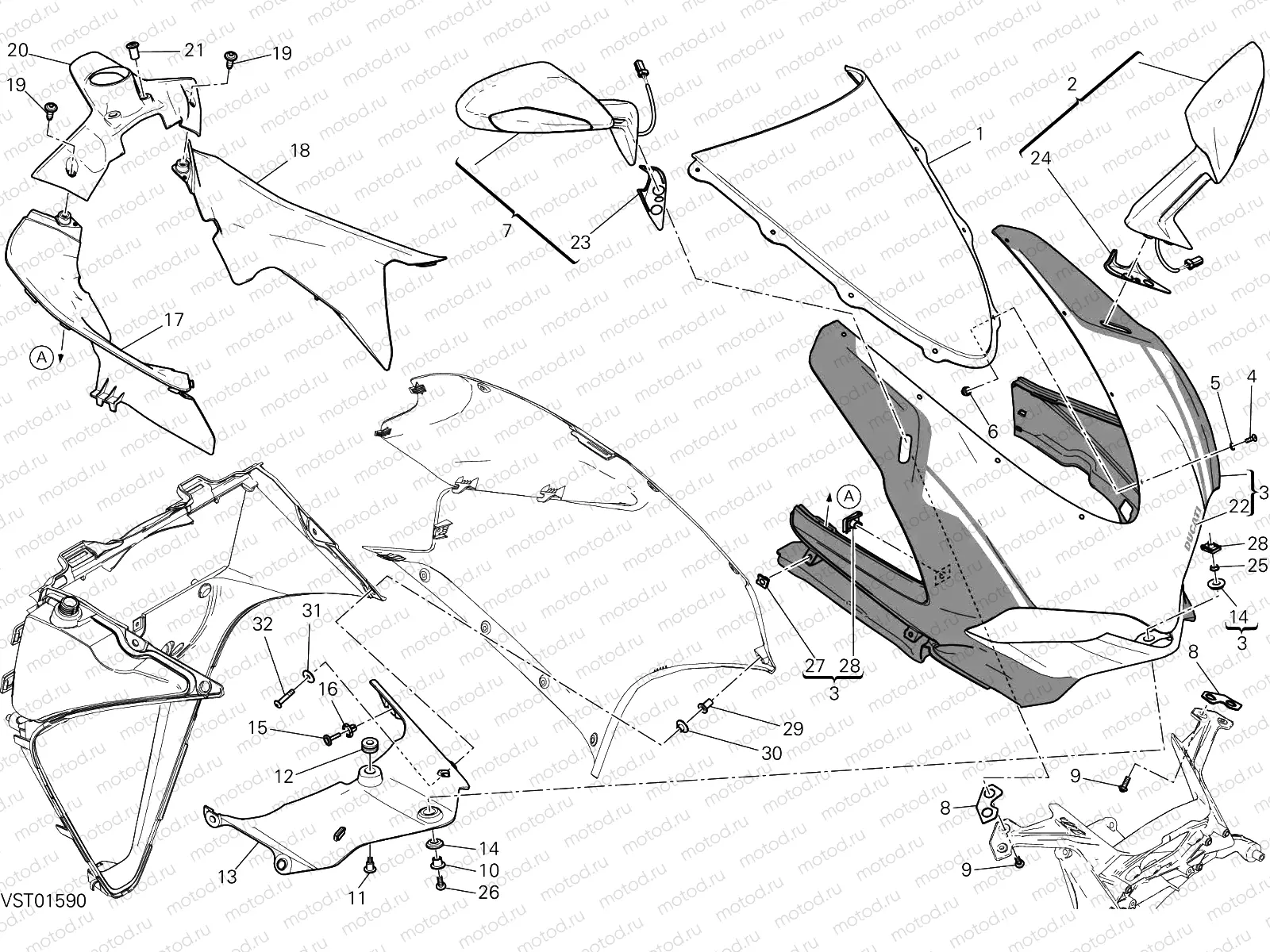 COWLING [MOD:1299S 90]