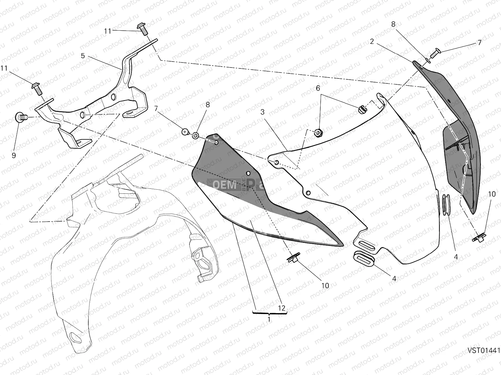 COWLING [MOD:M1200STR]