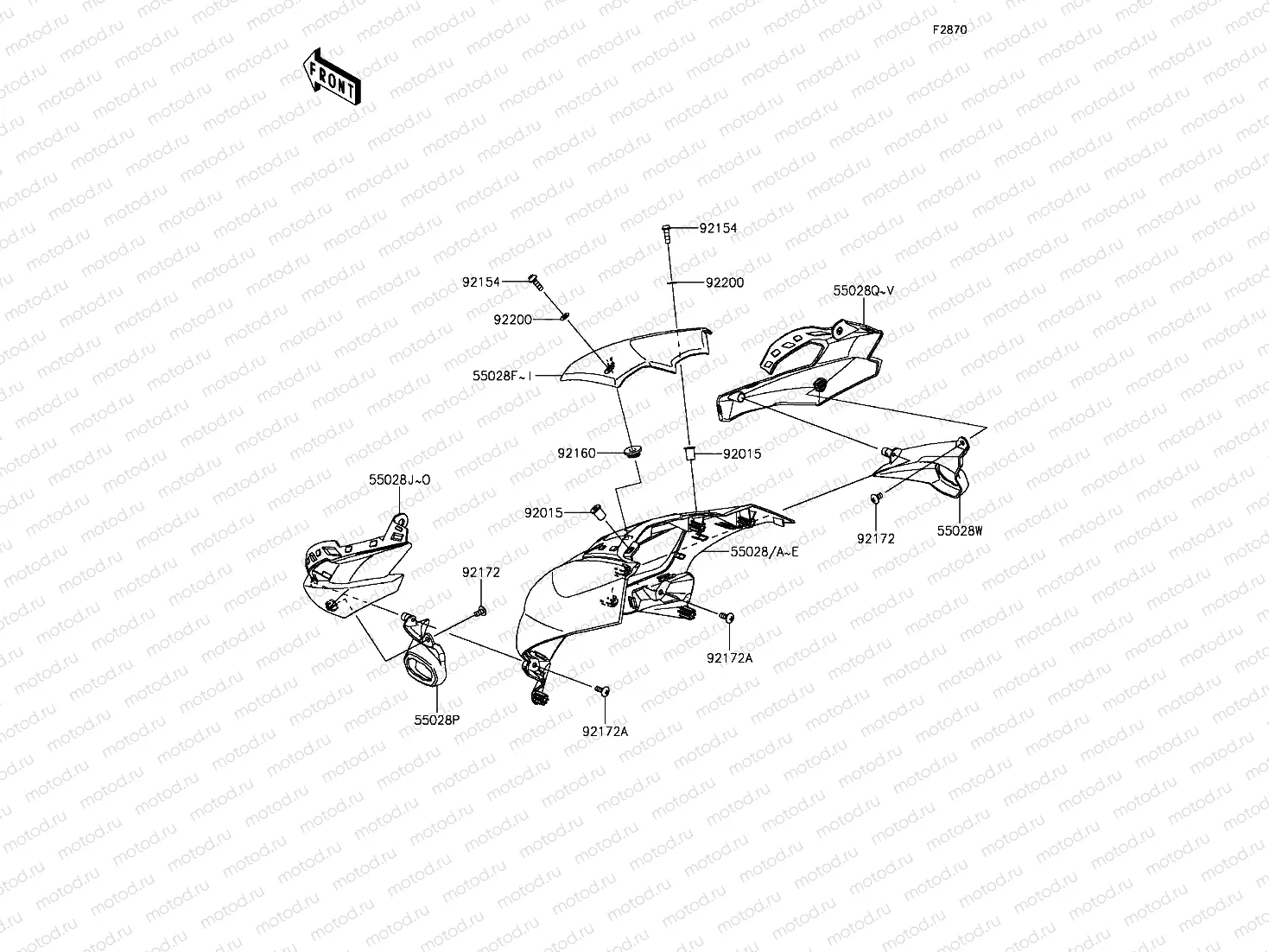 Cowling(Upper)(FEF~FFF)