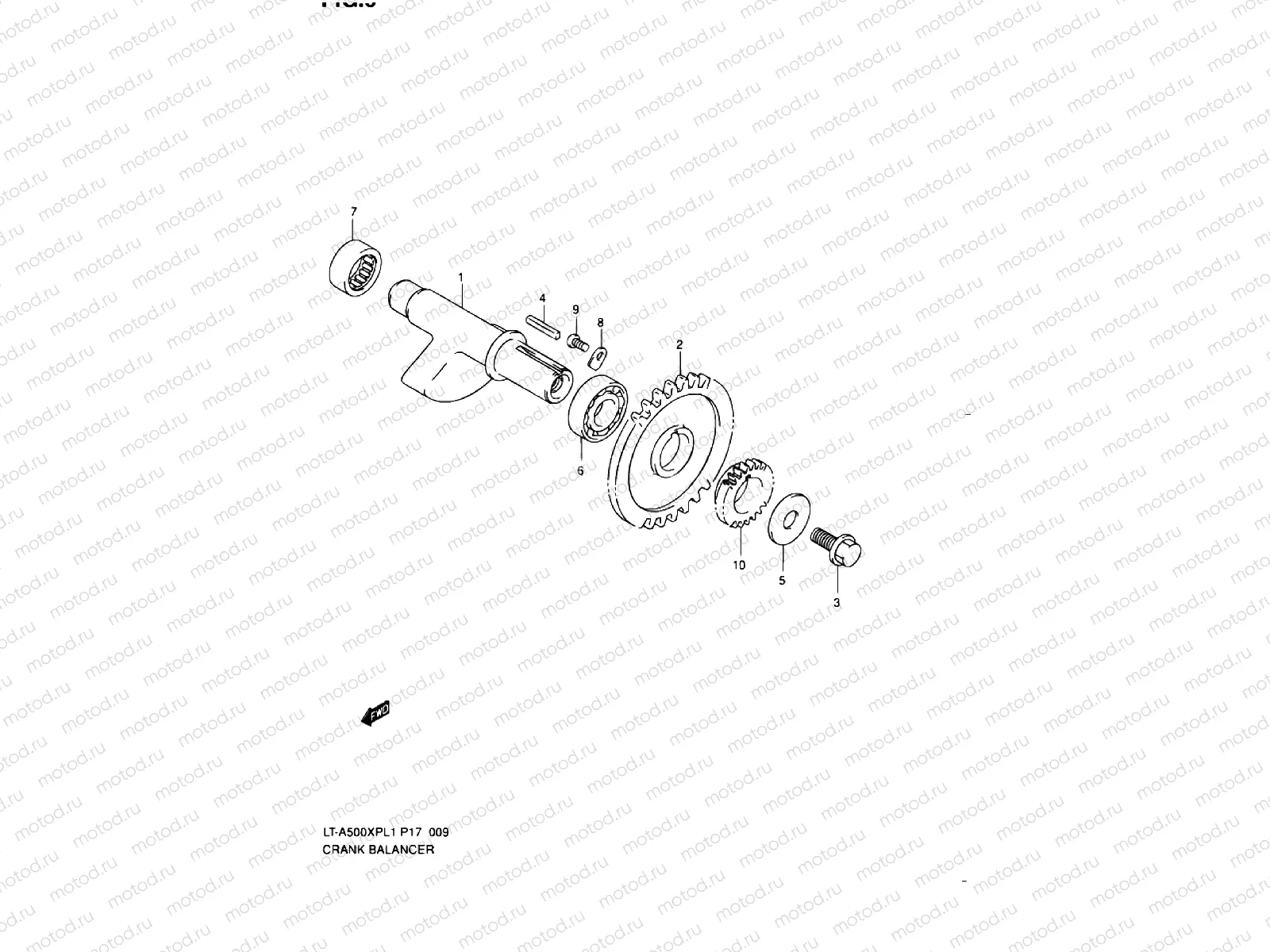 CRANK BALANCE SHAFT