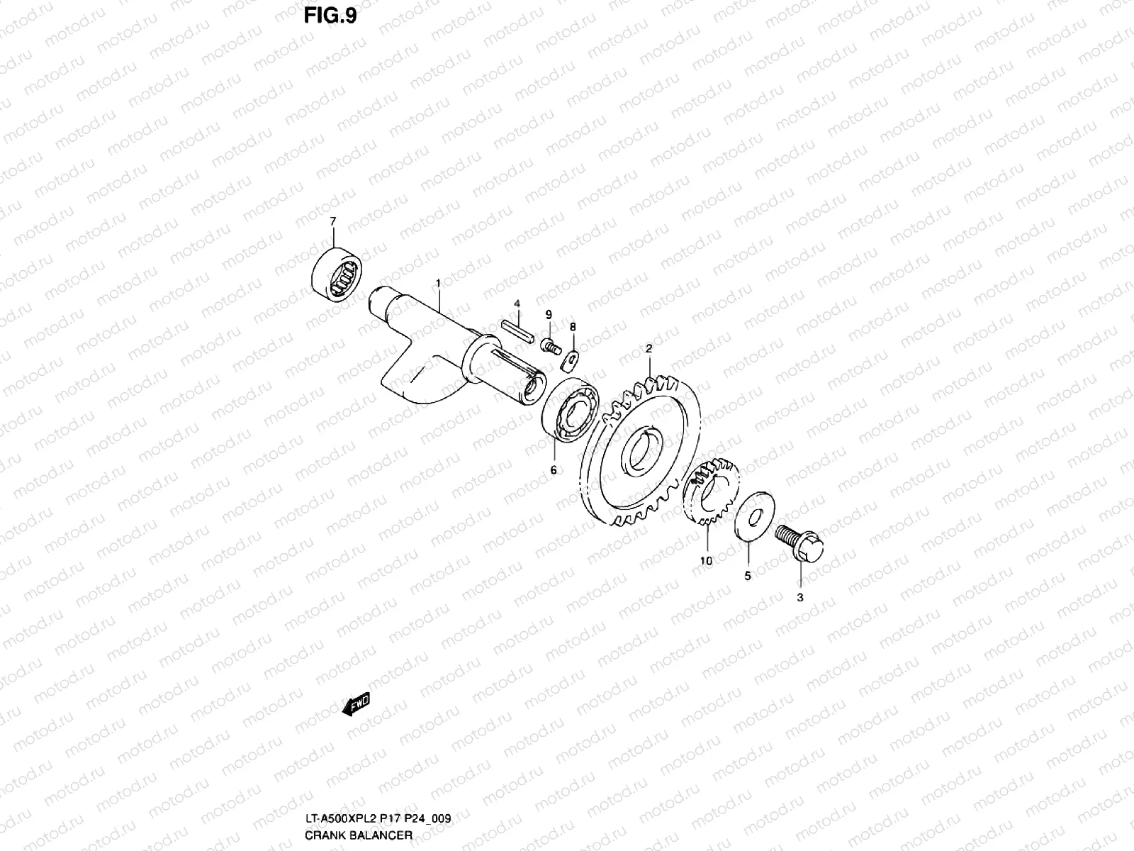CRANK BALANCE SHAFT