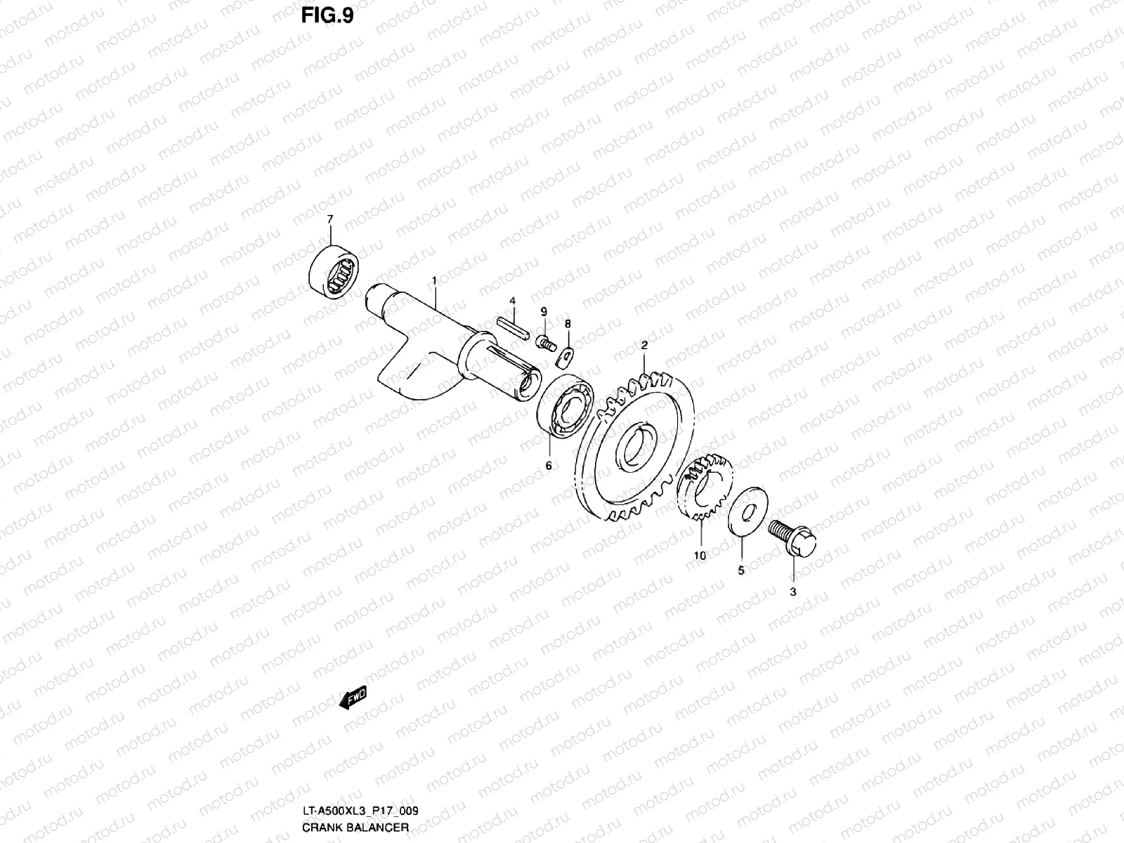 CRANK BALANCE SHAFT