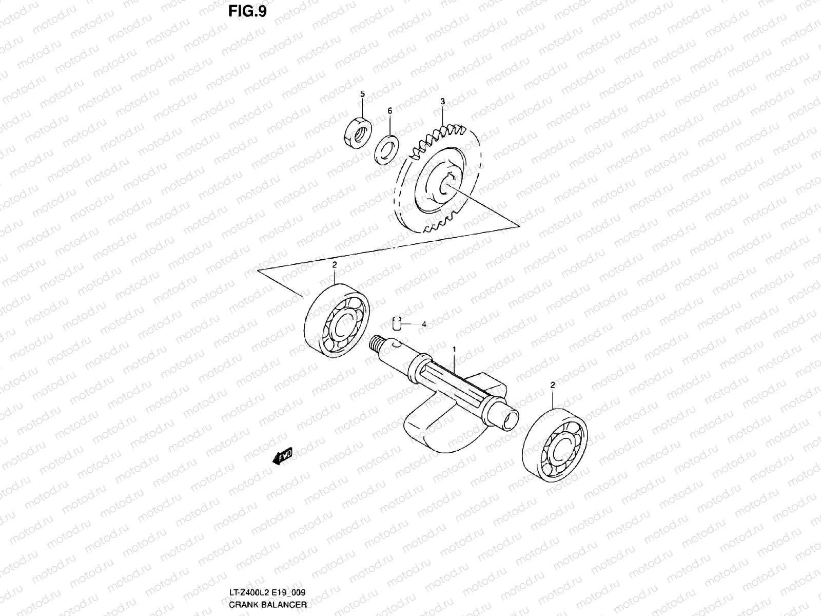 CRANK BALANCE SHAFT