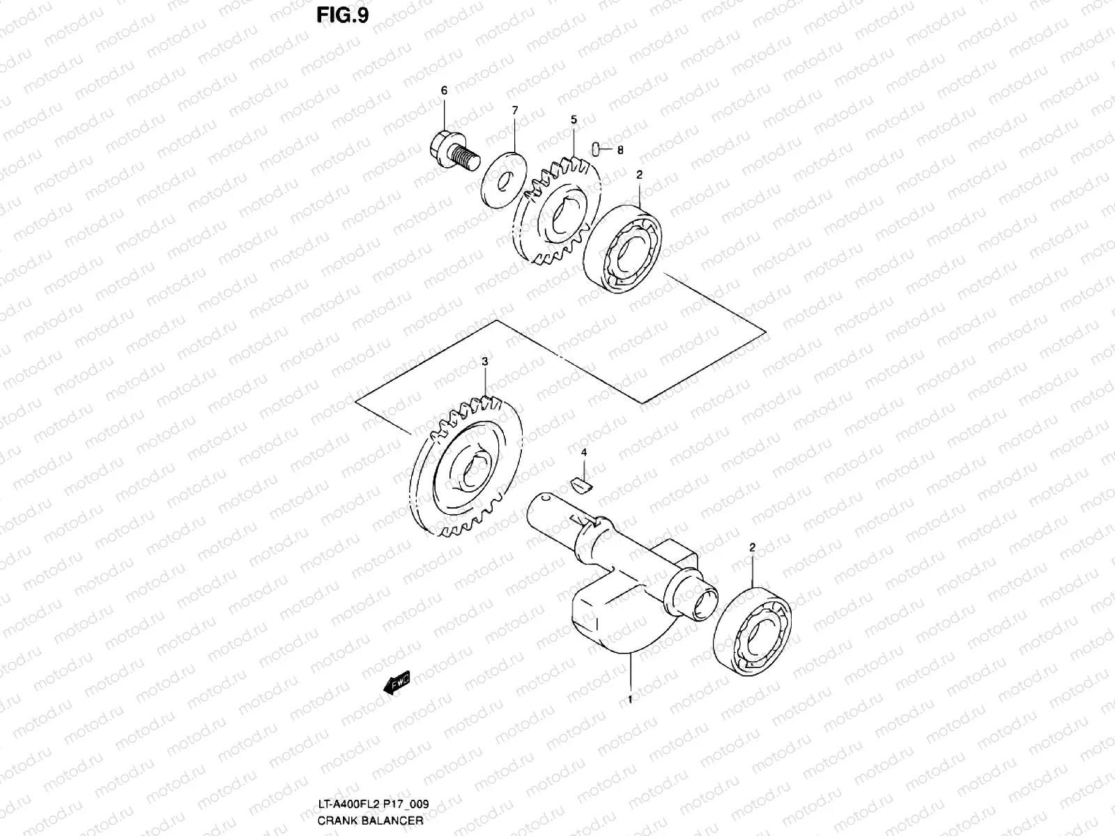 CRANK BALANCE SHAFT