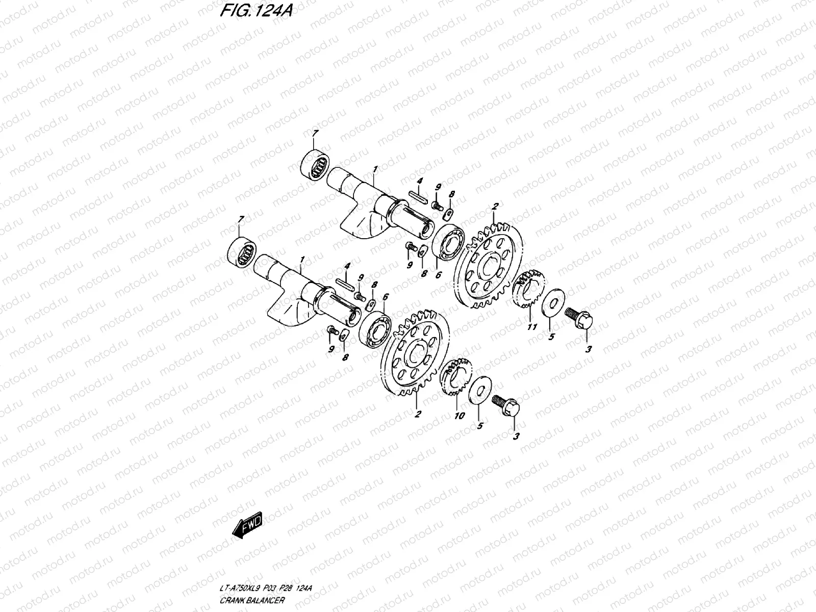 CRANK BALANCE SHAFT