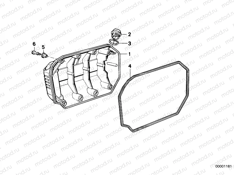 Crank case cover