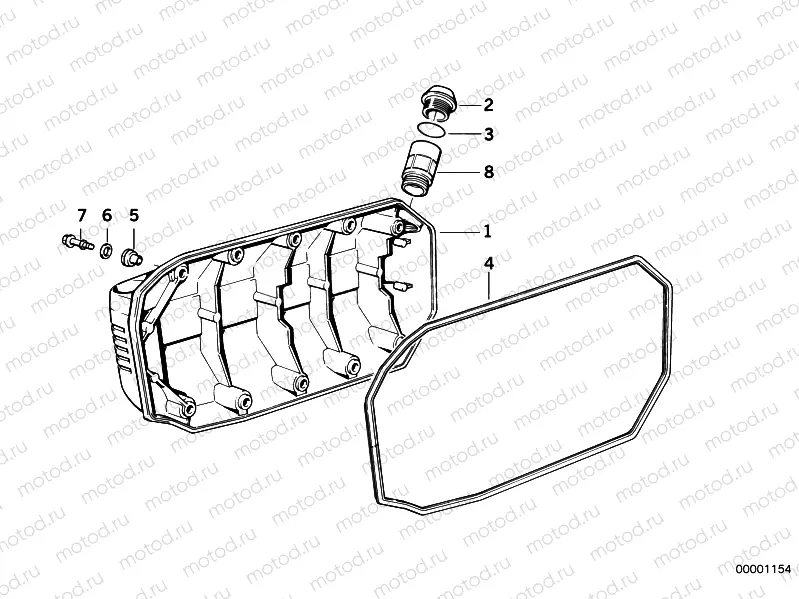 Crank case cover