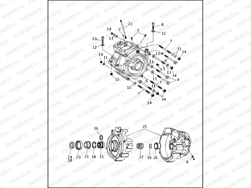 CRANKCASE (2 OF 2)