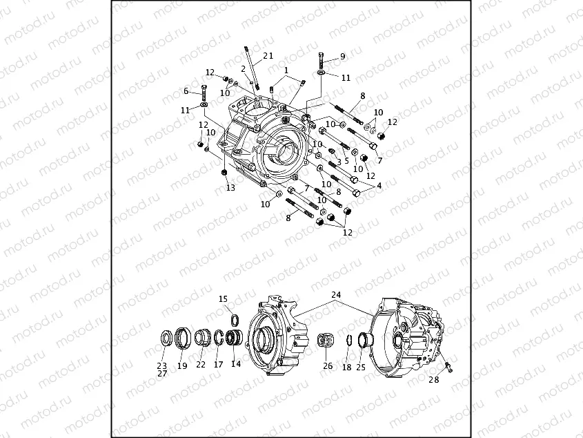 CRANKCASE (2 OF 2)