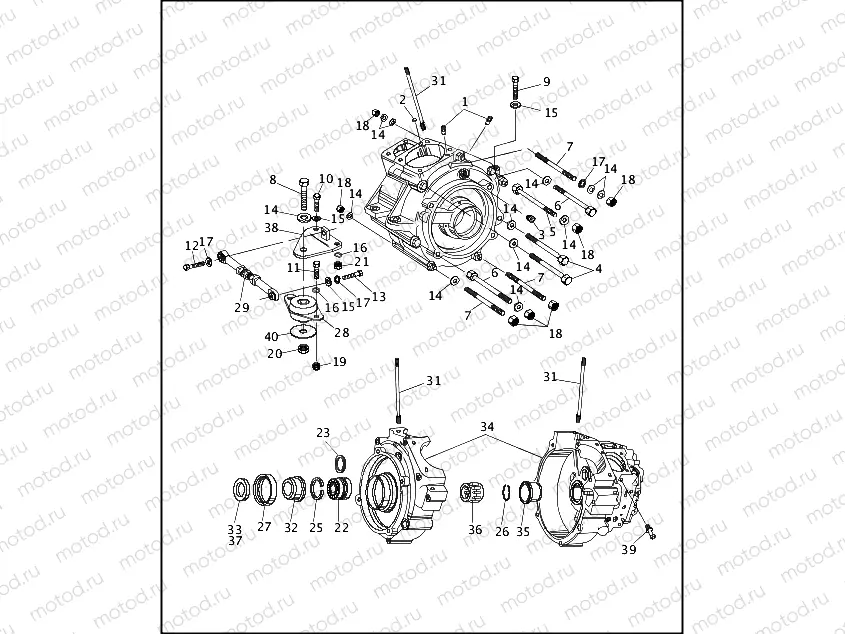 CRANKCASE (2 OF 3)