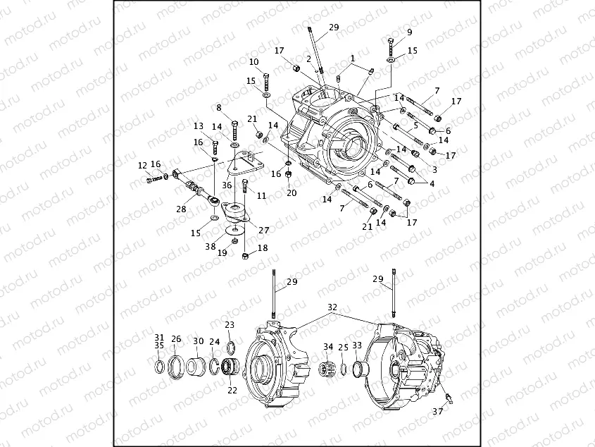 CRANKCASE (3 OF 3)