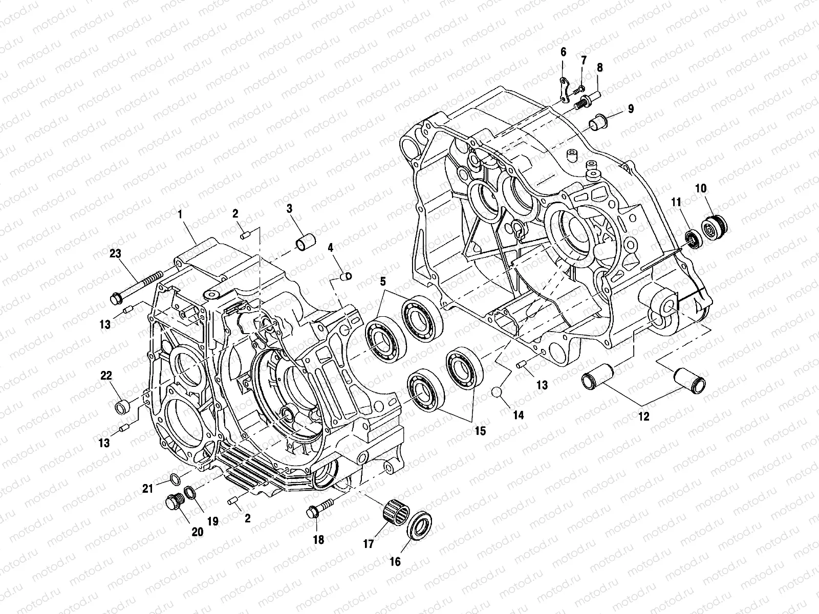 CRANKCASE - A00CK42AA (4949304930C008) | CRANKCASE - A00CK42AA (4949304930C008)