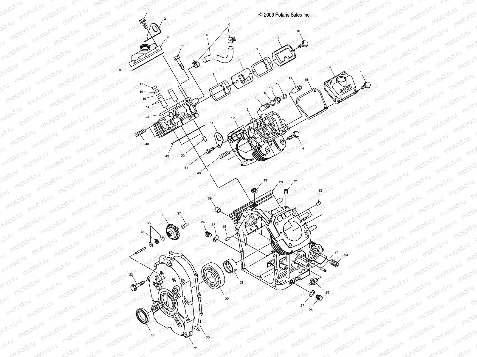 CRANKCASE - A04RB63AA (4989328932C09) | CRANKCASE - A04RB63AA (4989328932C09)