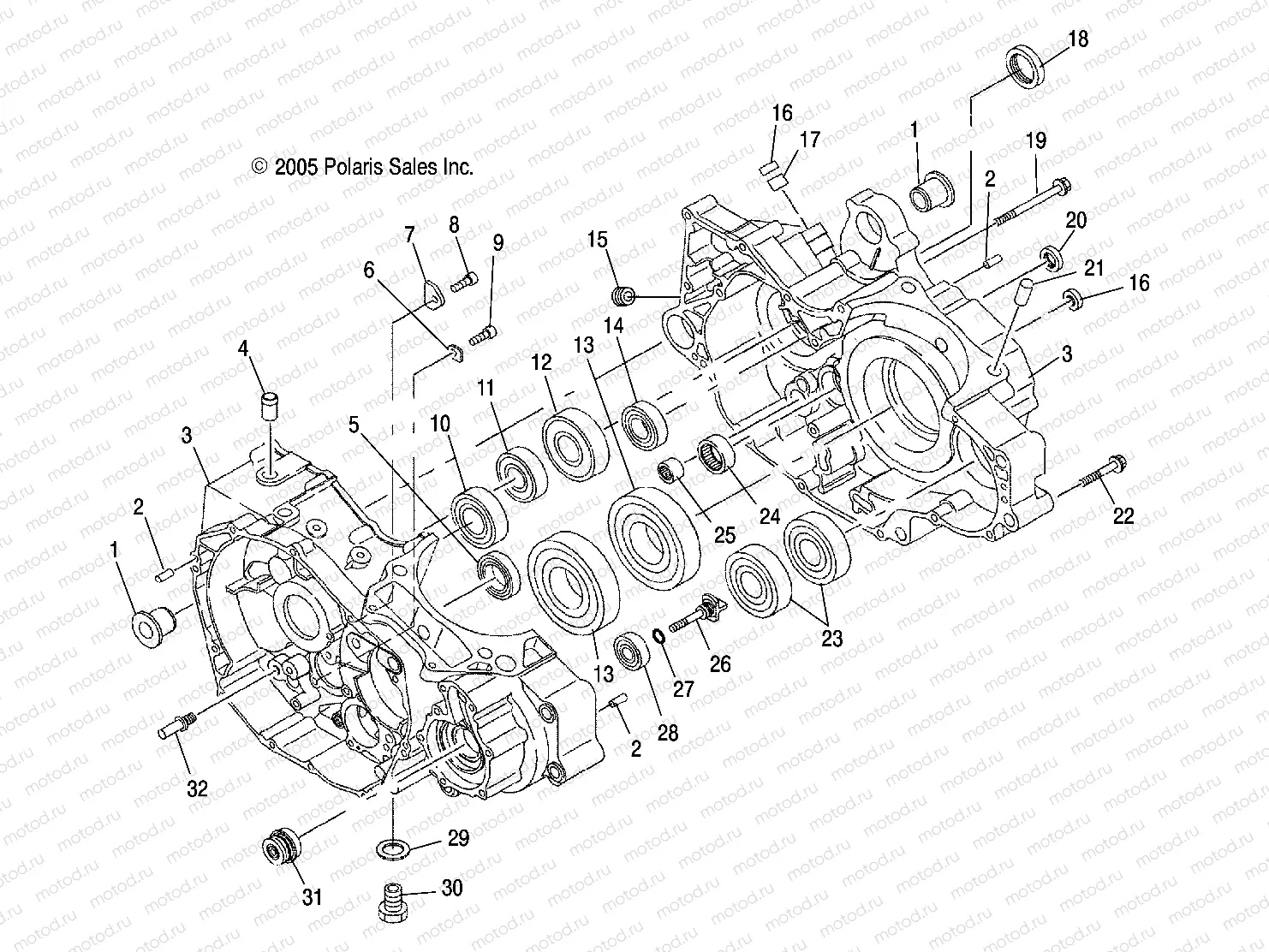 CRANKCASE - A06GP50AA (4999201849920184C03) | CRANKCASE - A06GP50AA (4999201849920184C03)
