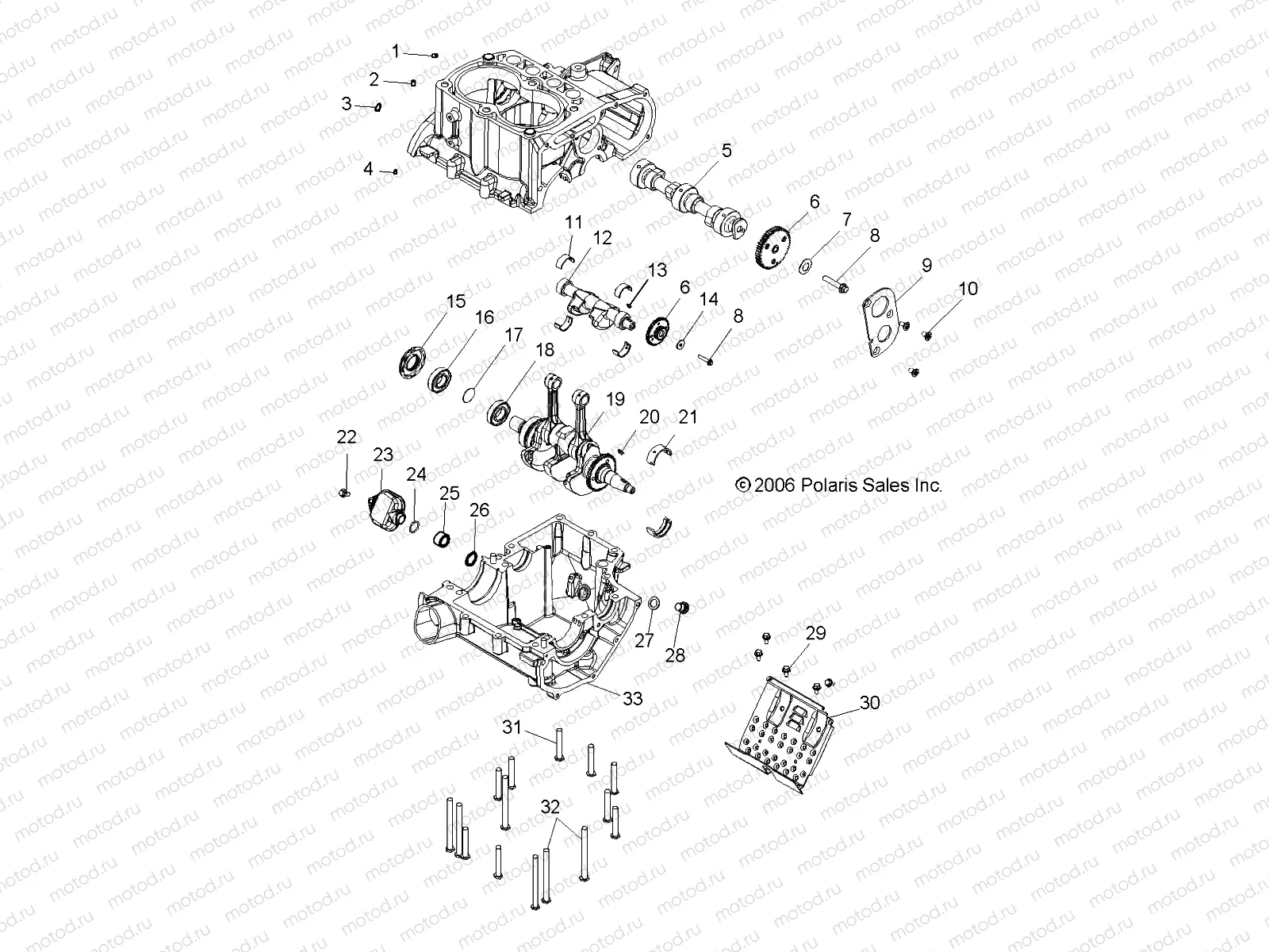 CRANKCASE and CRANKSHAFT - R05RD68AA/AB (4999202219920221D10) | CRANKCASE and CRANKSHAFT - R05RD68AA/AB (4999202219920221D10)