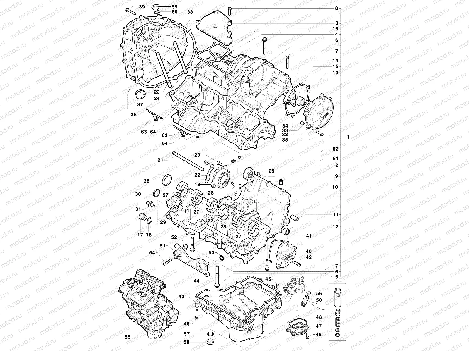 Crankcase Assembly
