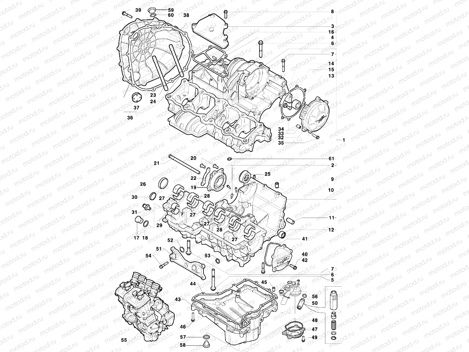 Crankcase Assembly