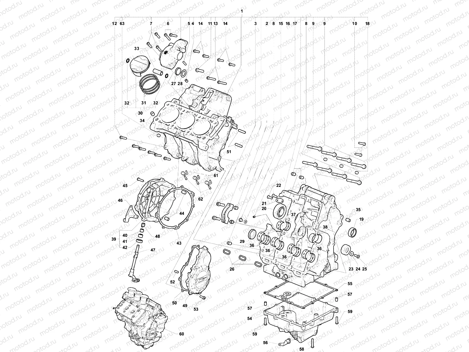 Crankcase Assembly