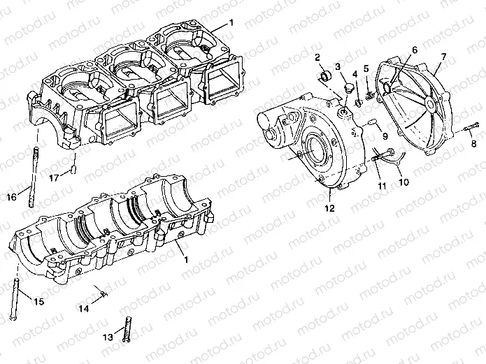CRANKCASE - B984590 (4946314631b013) | CRANKCASE - B984590 (4946314631b013)