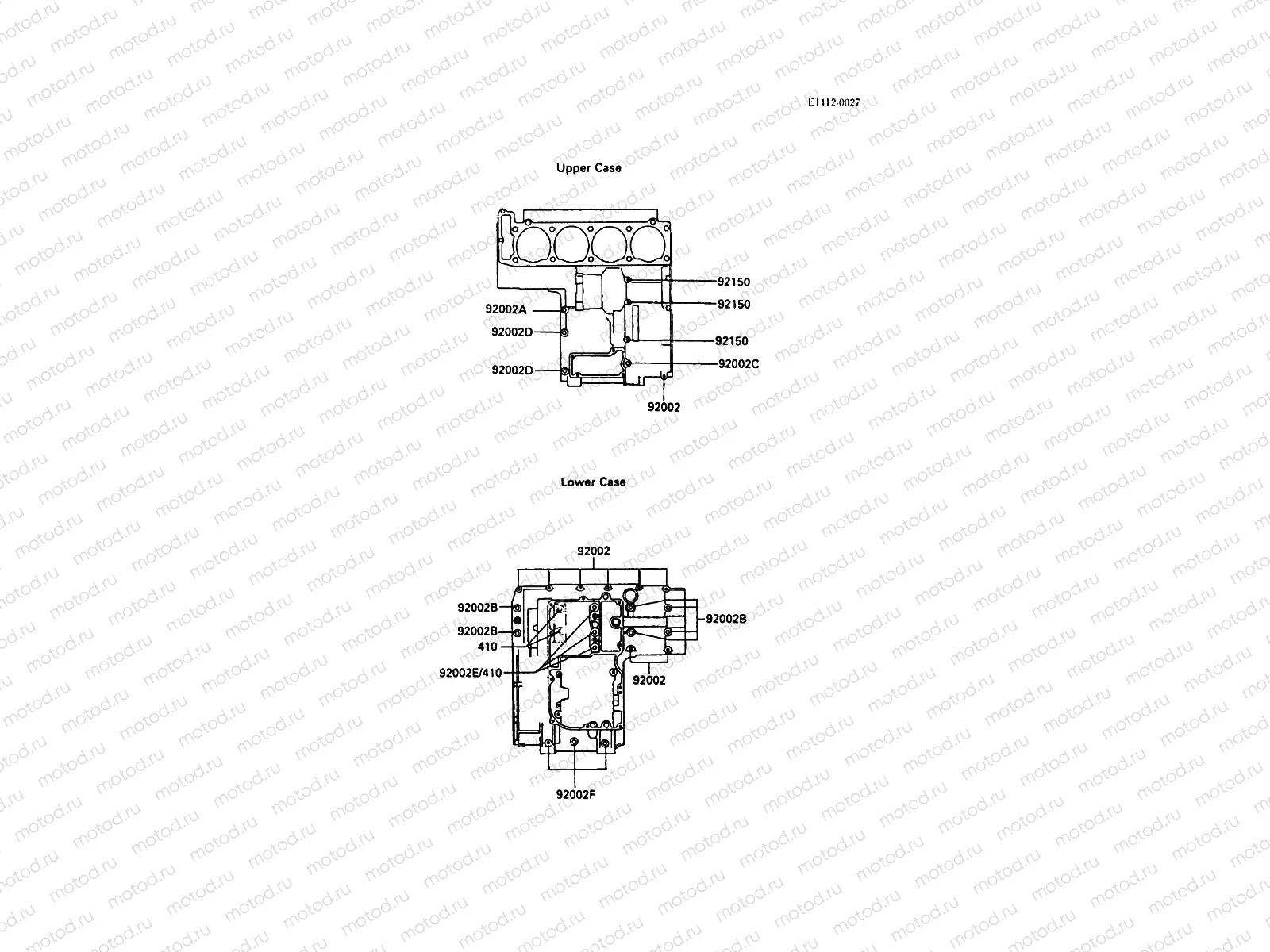 Crankcase Bolt Pattern