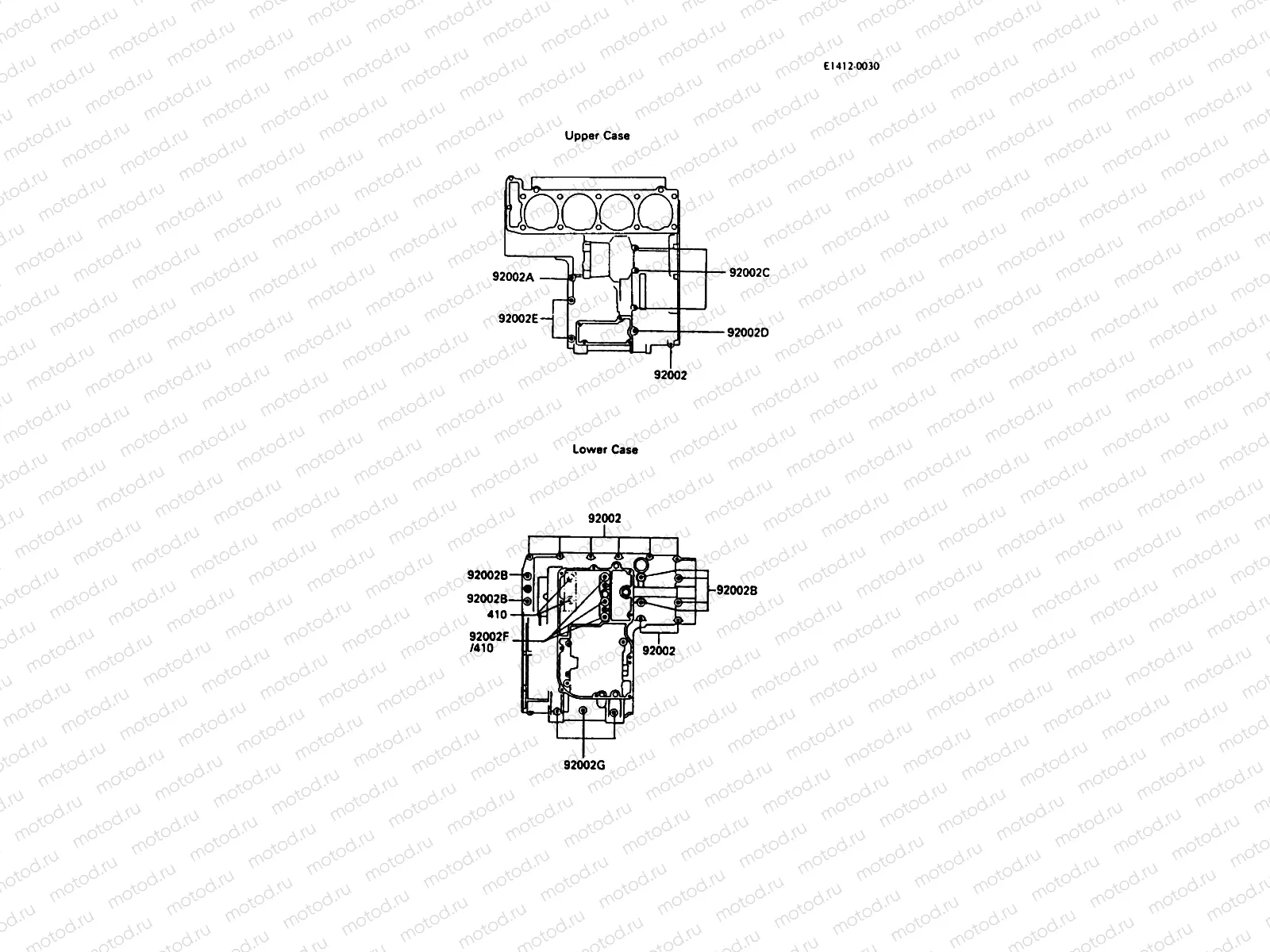 Crankcase Bolt Pattern