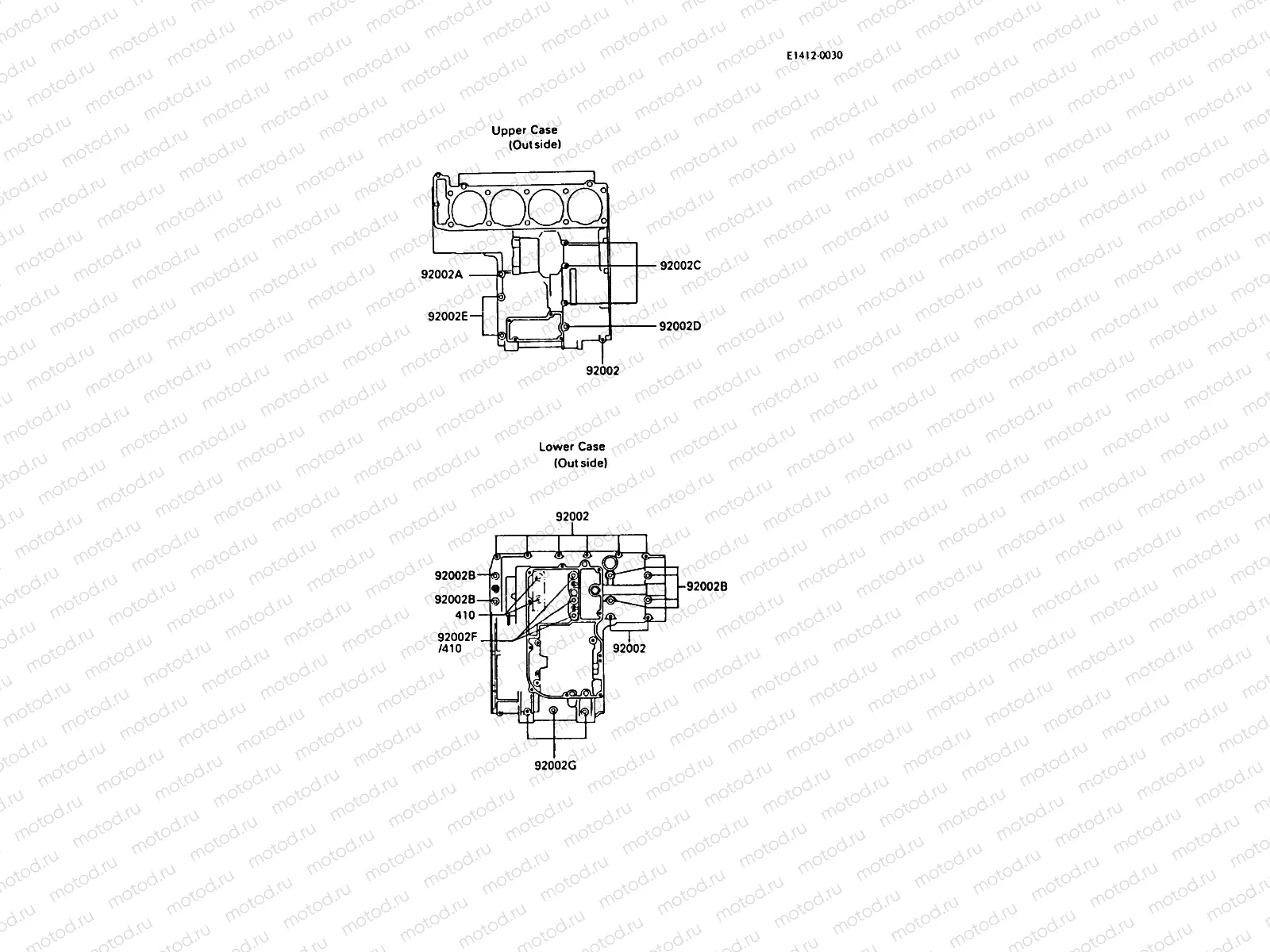 Crankcase Bolt Pattern