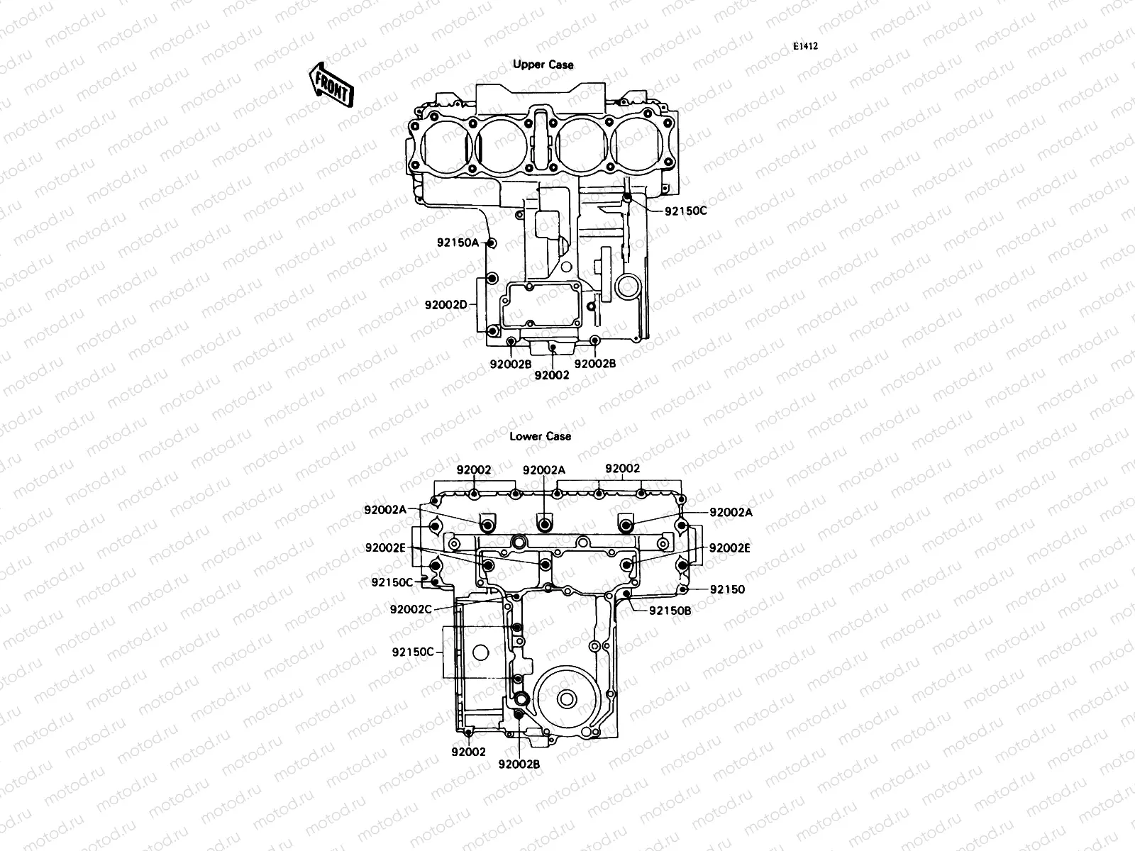 Crankcase Bolt Pattern