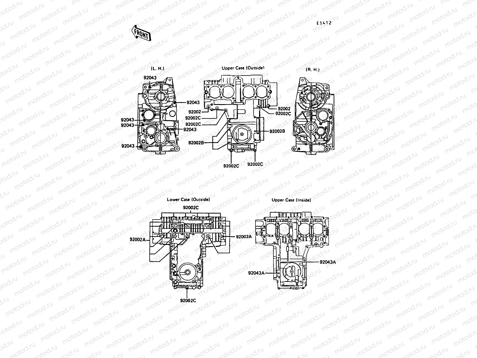 Crankcase Bolt Pattern