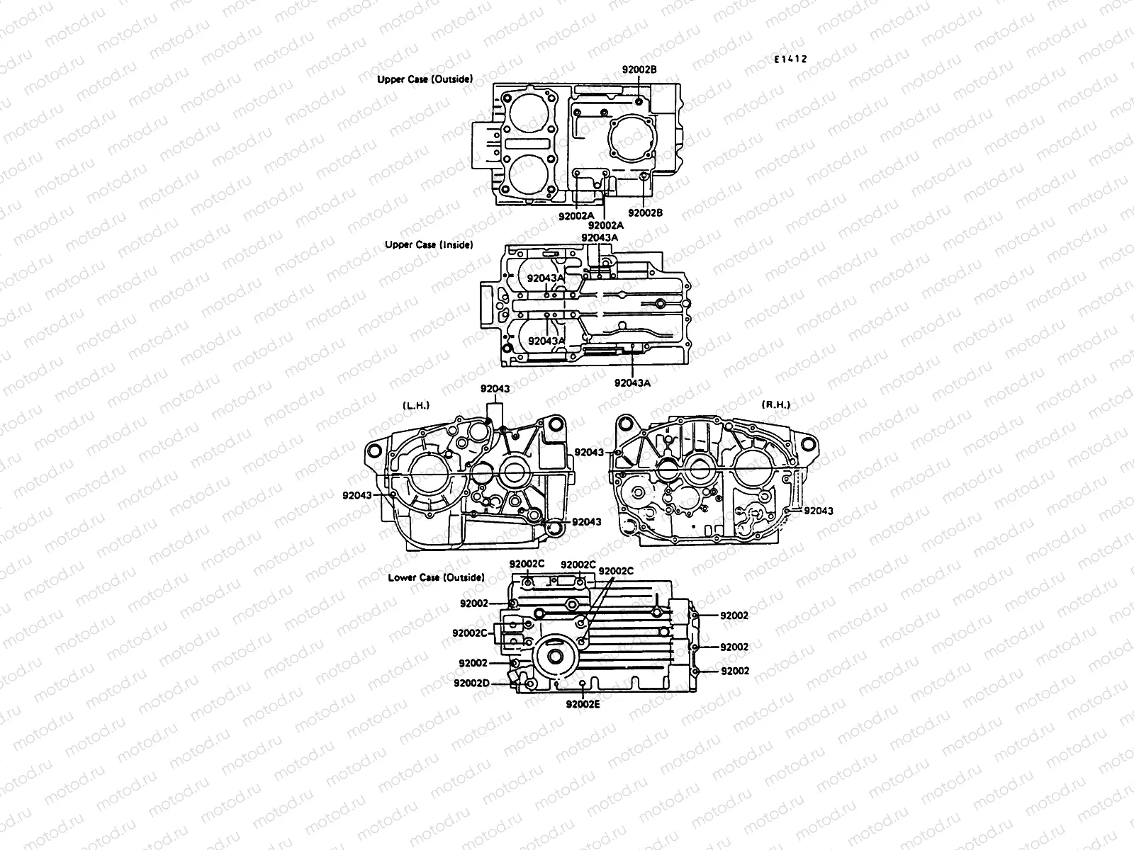 Crankcase Bolt Pattern