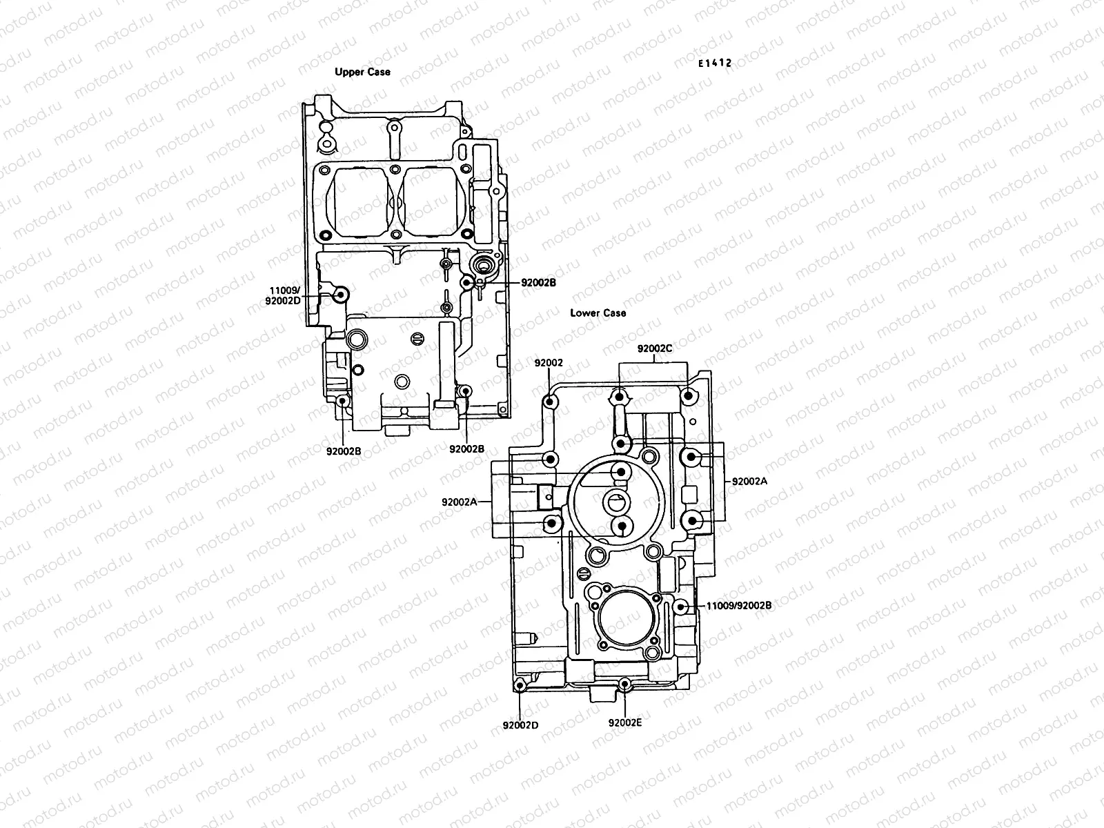 Crankcase Bolt Pattern