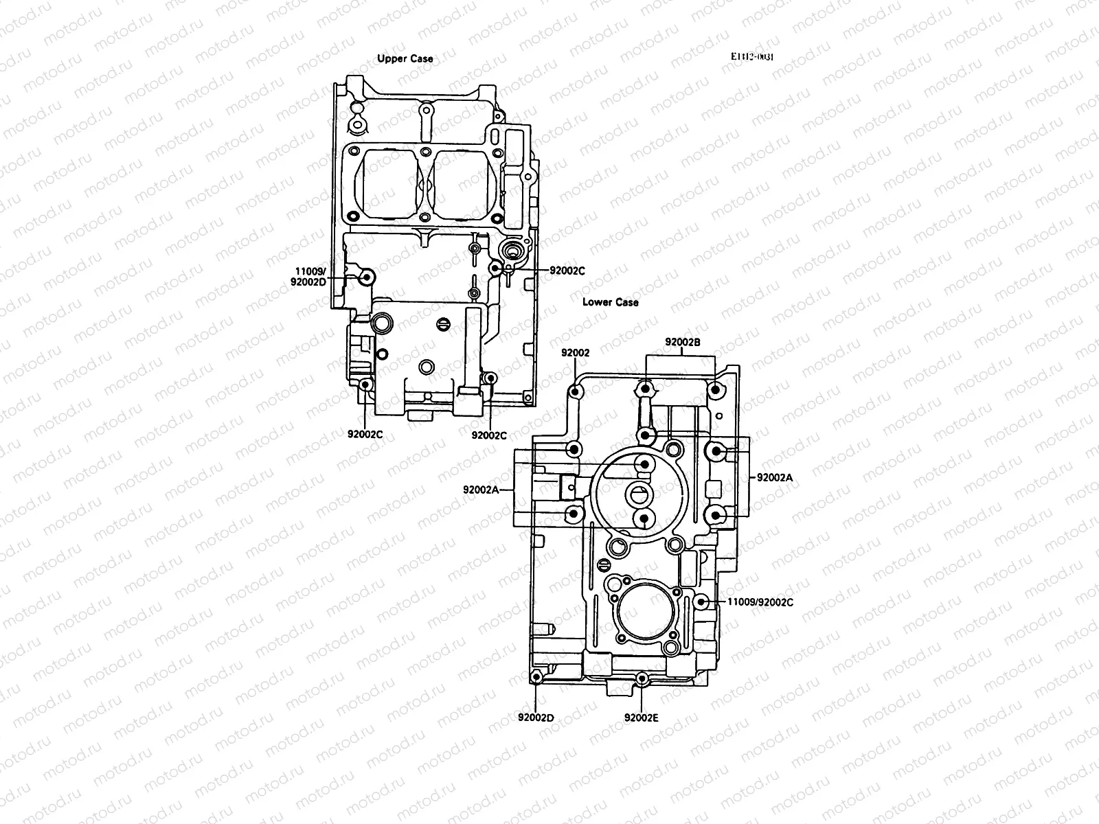 Crankcase Bolt Pattern