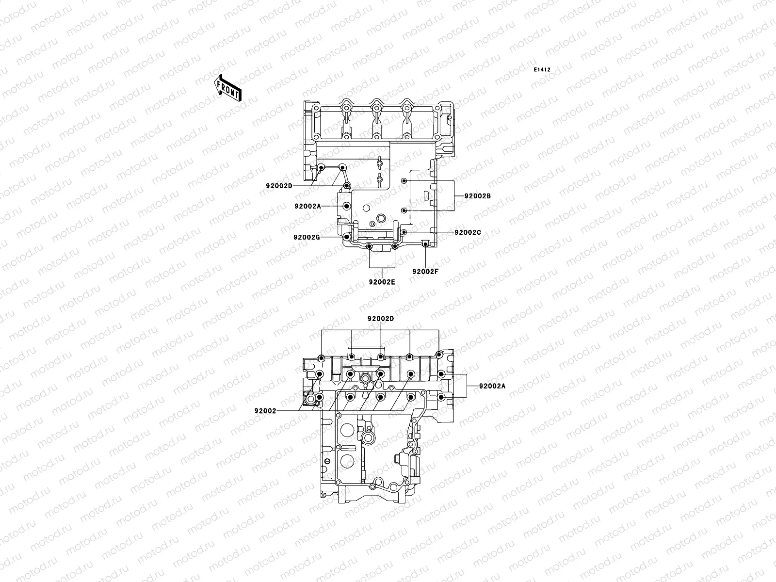 Crankcase Bolt Pattern