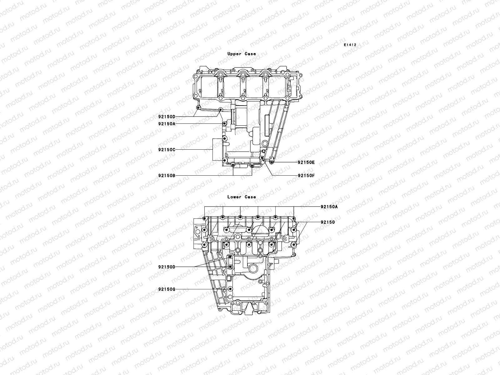 Crankcase Bolt Pattern