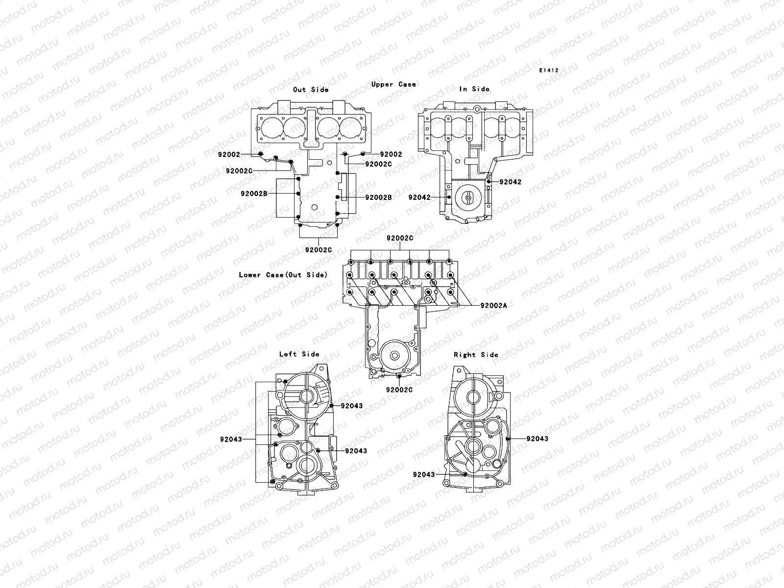 Crankcase Bolt Pattern