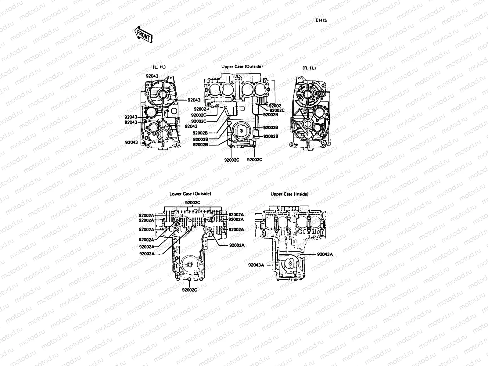 Crankcase Bolt Pattern