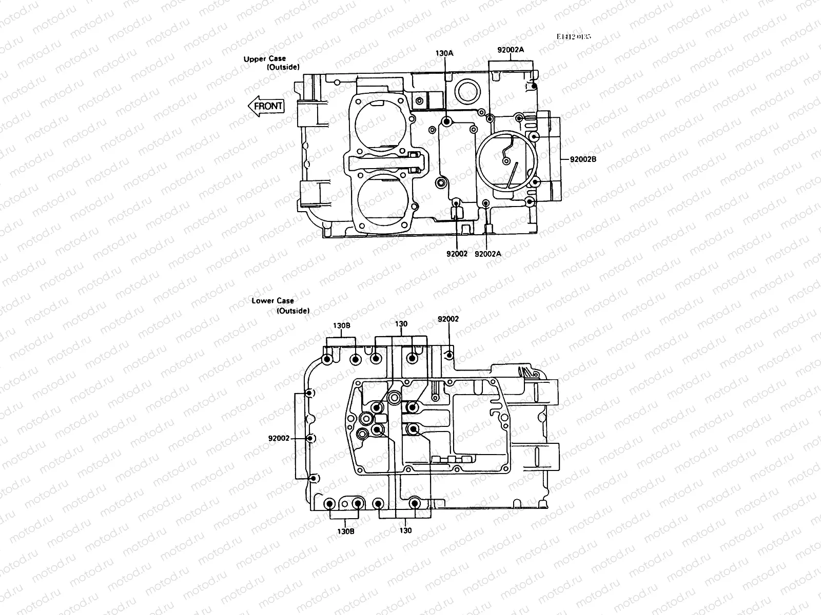 Crankcase Bolt Pattern